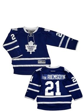 Reebok Toronto Maple Leafs Van Riemsdyk Youth S 6-8 Y Blue Hockey Jersey
